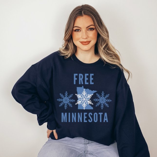Sudadera Protesta gratis Anti ICE Minnesota (Subido por el creador)