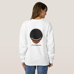 Sudadera #Proud2BNaturalMe Afro de doble cara