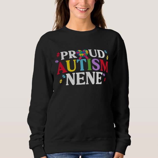 Sudadera Proud Autism Nene Matching Family Autism Awareness (Anverso)