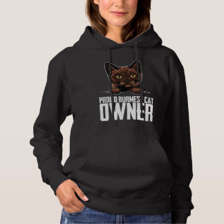 Sudadera Proud burmese cat owner  1