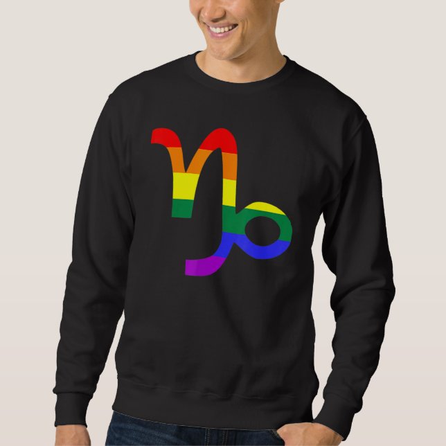 Sudadera Proud Capricorn Astrology LGBTQ Zodiac Sign Horosc (Anverso)