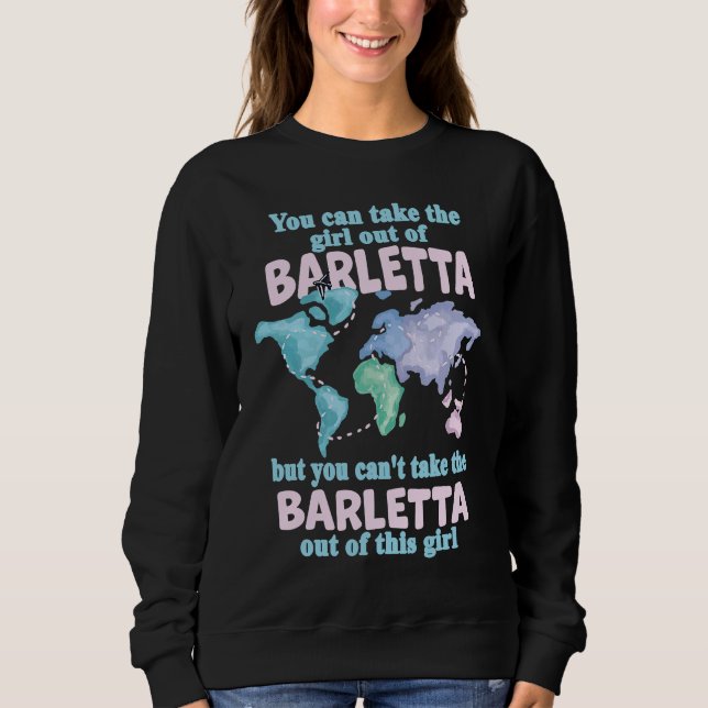 Sudadera Proud Girl From Barletta  Relocation From Barletta (Anverso)