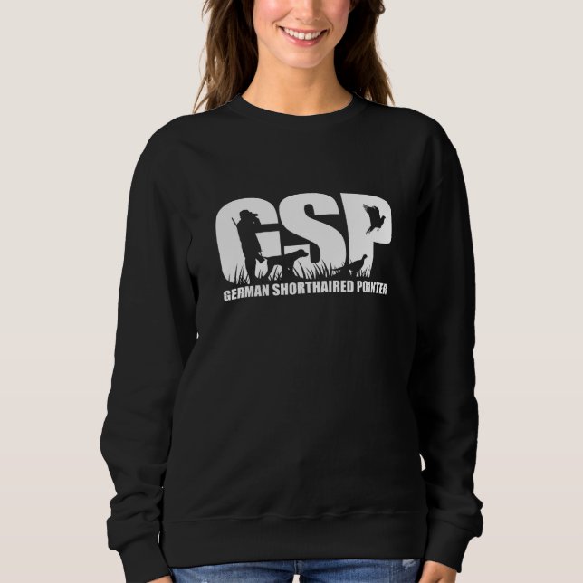 Sudadera Proud GSP German Shorthaired Pointer hunting hound (Anverso)