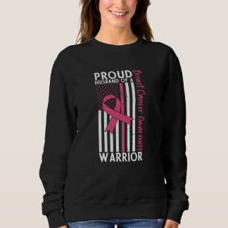 Sudadera Proud Husband Of A Warrior Breast Cancer Awareness