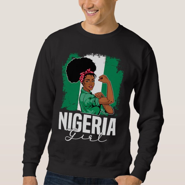 Sudadera Proud Of My Nigerian Roots Nigeria BHM BLM Pride A (Anverso)