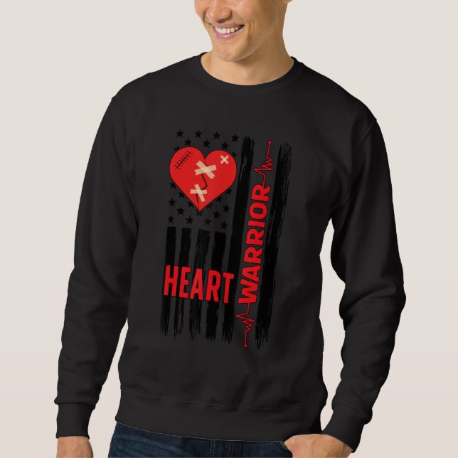 Sudadera Proud Open Heart Surgery Warrior Open Heart Surger (Anverso)