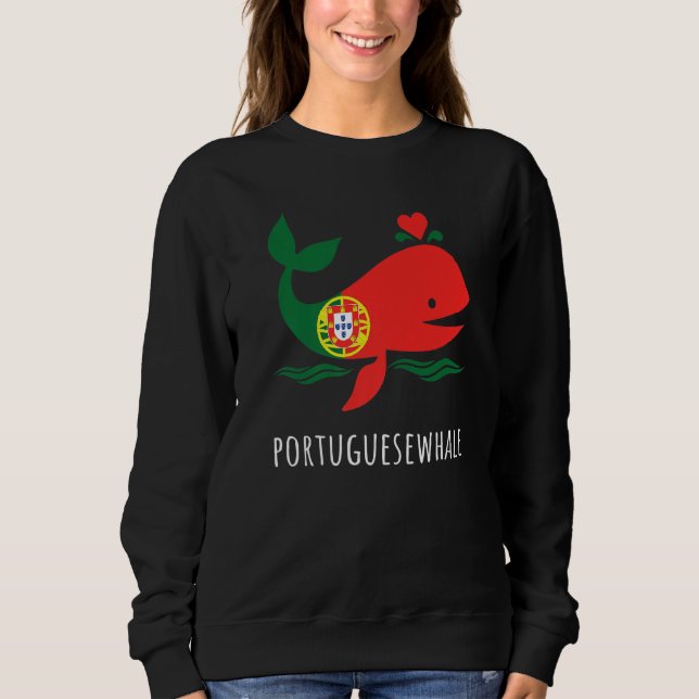 Sudadera Proud Portuguese Portugal Flag   (Anverso)