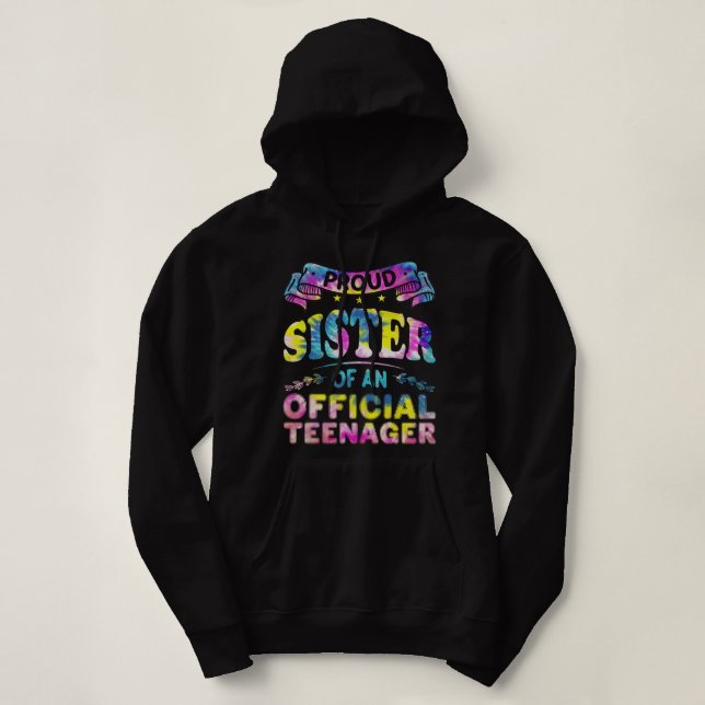 Sudadera Proud Sister of Official Teenager 13th Birthday 13 (Diseño del anverso)