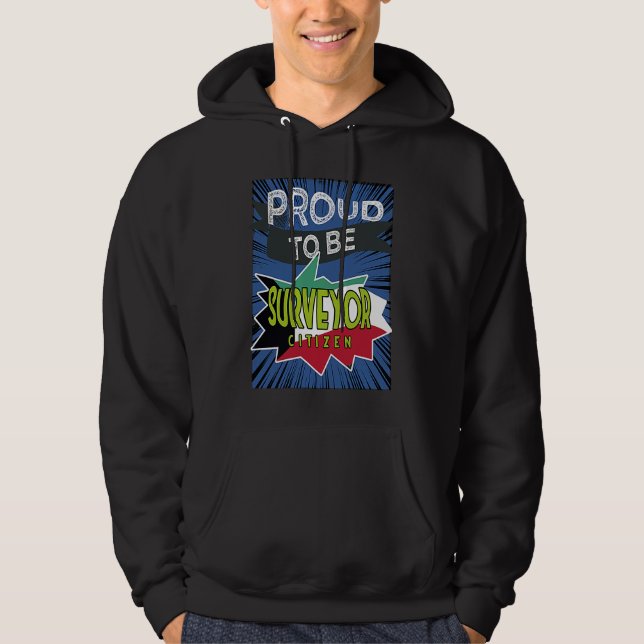 Sudadera Proud surveyor citizen Profession career worker wo (Anverso)