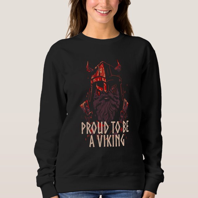Sudadera Proud To Be A Viking Norwegian Patriotic Norway Pa (Anverso)