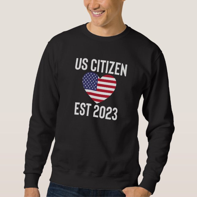 Sudadera Proud US Citizenship Decoration American New USA C (Anverso)