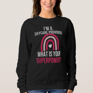 Sudadera Proveedor de cuidado de niños Superpower Chilcare