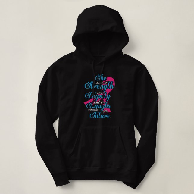 Sudadera Proverbios 31:25 (SIN MIEDO) (Diseño del anverso)