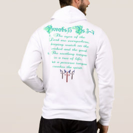 Sudadera Proverbs 15 Unisex Personalizado Graphics Zip Hood