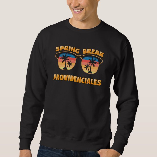 Sudadera Providenciales Spring Break Vintage a juego Cool  (Anverso)