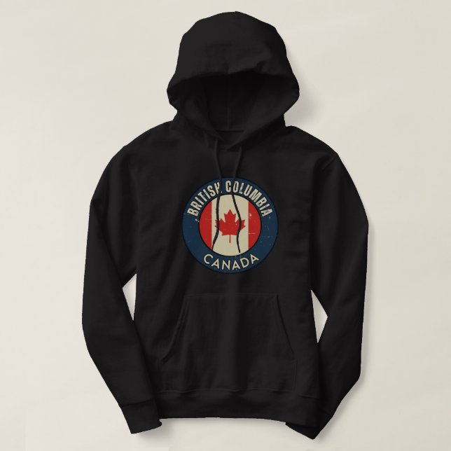 Sudadera Provincia de Columbia Británica Canadá (Diseño del anverso)