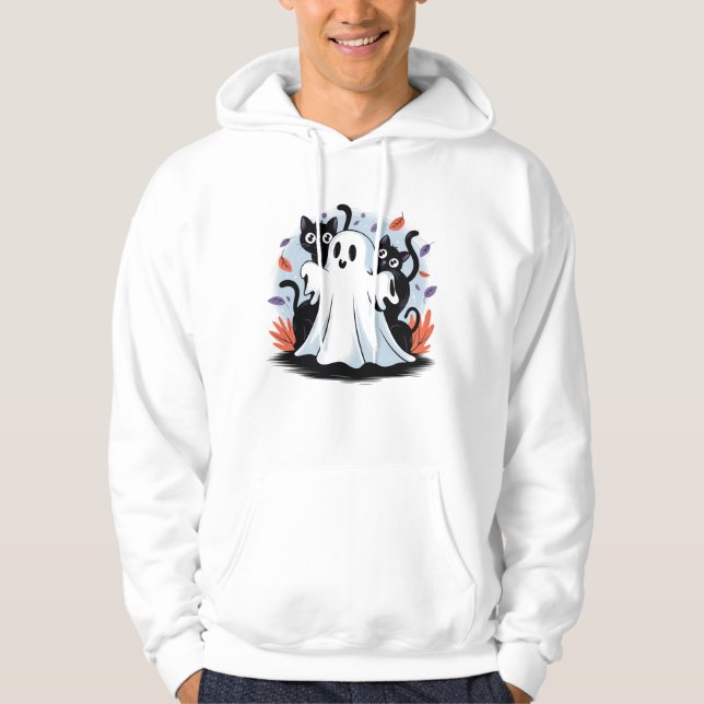Sudadera Provocación nocturna de Halloween (Anverso)
