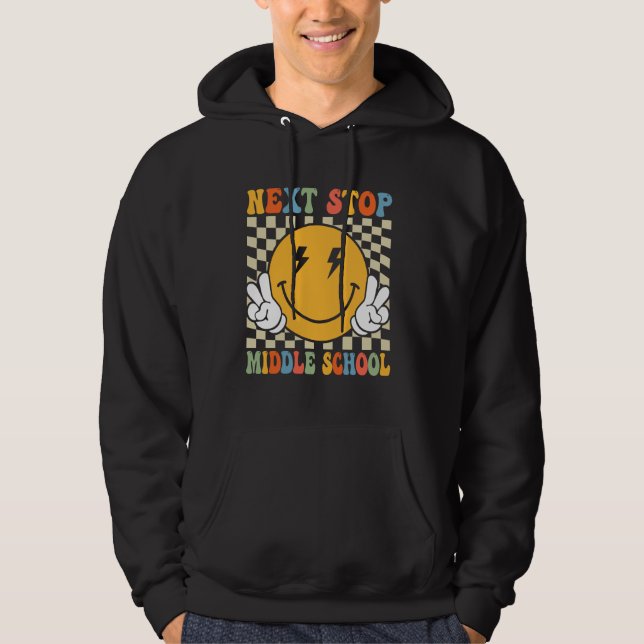 Sudadera Próxima parada Escuela Secundaria Groovy G (Anverso)