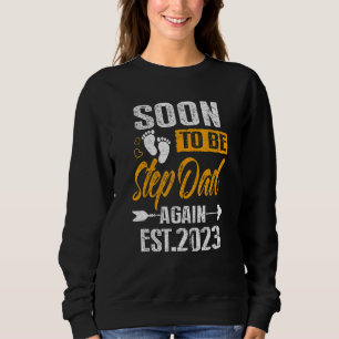 Sudadera Próximamente Ser Stepdad De Nuevo 2023 Promocionad