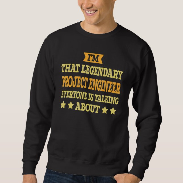 Sudadera Proyecto Funny Project Job Title Employee Funny (Anverso)