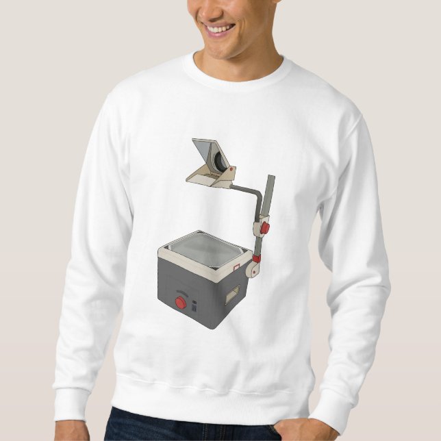 Sudadera Proyector de cabeza de OHP 80s 90s (Anverso)