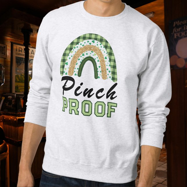 Sudadera Prueba de Pinchamiento Plaid Verde Arcoíris Día de (Subido por el creador)