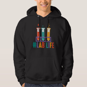 Sudadera Prueba de vida laboral Tubos Laboratorio médico Ci