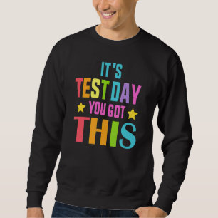 Sudadera Prueba del profesor Tie Dye es el día de prueba qu