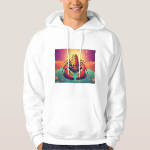 Sudadera Psicodelia Lobster Ocean Art