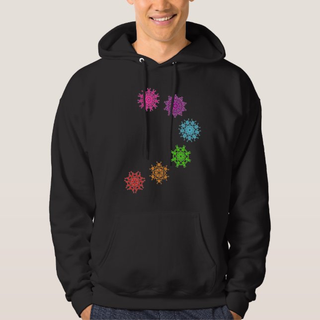 Sudadera psicodélica chakras (Anverso)