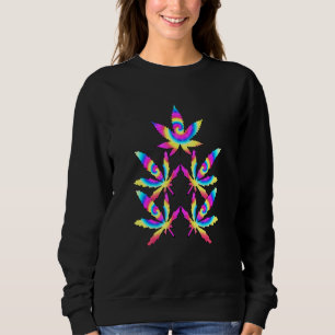 Sudadera Psicodélico Trippy Bud 5 Pot Sale de Stoner Gráfic