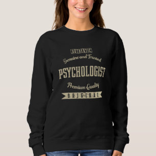 Sudadera Psicología divertida de un psicólogo auténtico y f