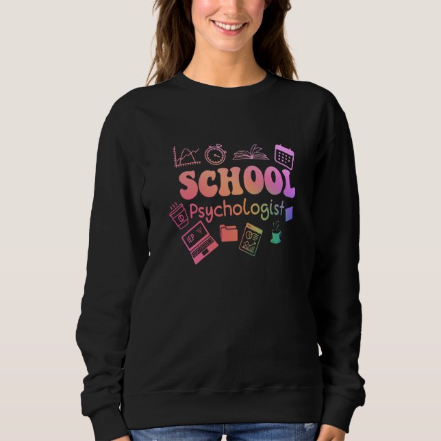 Sudadera Psicólogo Escolar Vida Equipo de Regreso a la Escu (Anverso)