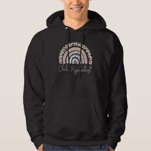 Sudadera Psiquiatra infantil leopardo Médica arcoiris Psiqu