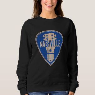 Sudadera Púa de guitarra de Rock & Country Lover Nashville