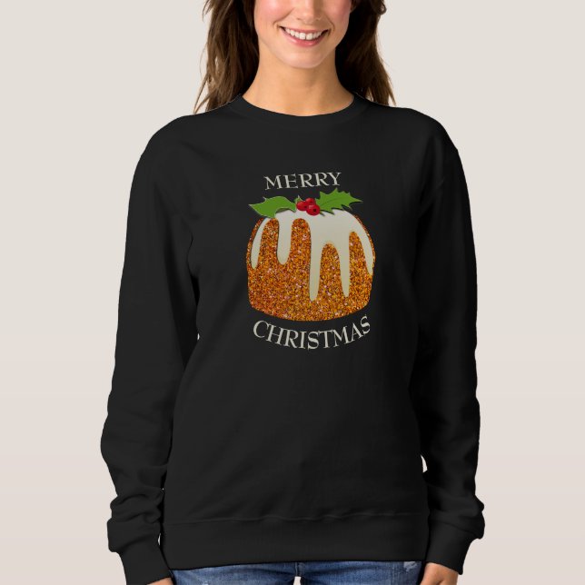 Sudadera Pudding festivo | PURPURINA SPARKLE | Navidades fe (Anverso)