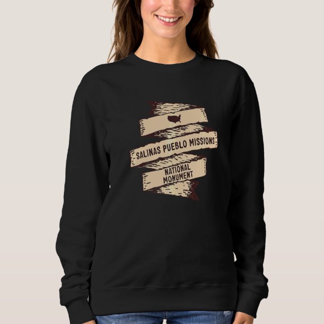 Sudadera Pueblo de Salinas Monumento Nacional Nuevo México (Anverso)