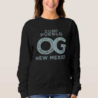 Sudadera Pueblo Zuni Nuevo México Muestra tu ciudad natal o