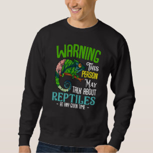 Sudadera Puede hablar reptiles especies de serpientes Dueño