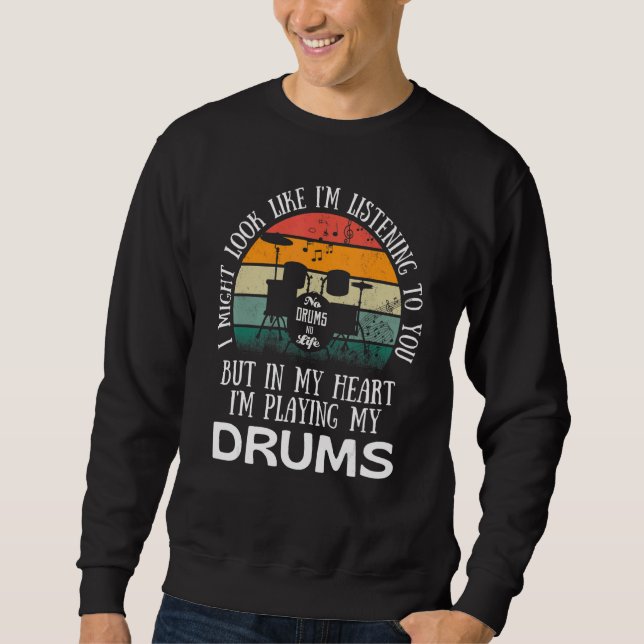 Sudadera Puede que parezca que te estoy escuchando pero en  (Anverso)