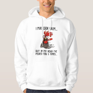 Sudadera Puede que parezca tranquilo pero en mi cabeza te h