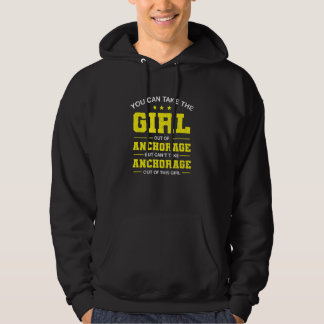 Sudadera Puede Sacar Al Chica Del Anchorage Alaska Chica