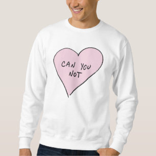 Sudadera Puede usted no corazón