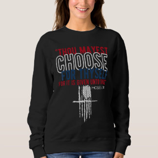 Sudadera Puedes Elegir Por Ti Mismo Moses 317 Usa Chris