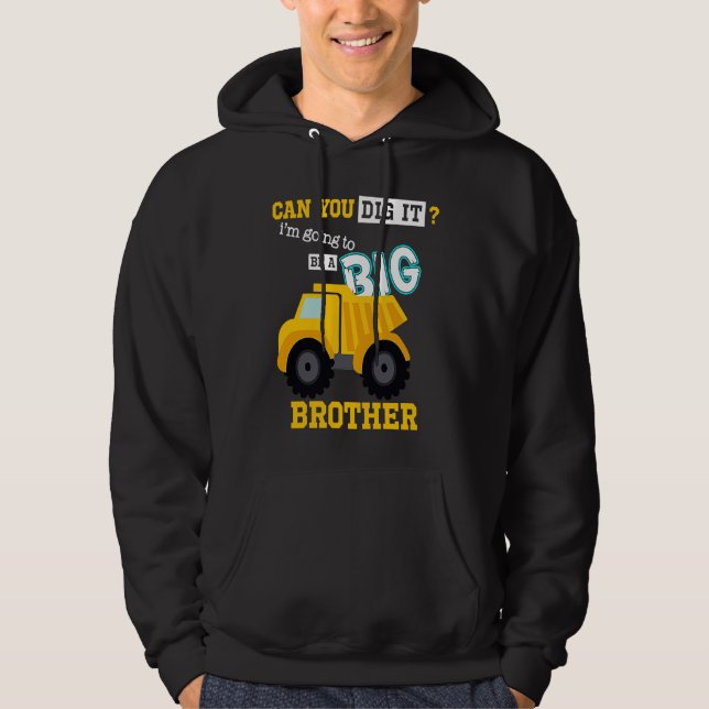 Sudadera ¿Puedes entenderlo? Voy a ser un hermano mayor de  (Anverso)