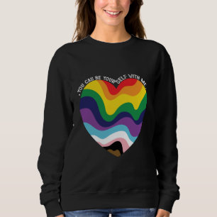 Sudadera Puedes Estar Conmigo Mismo Gay Transgénero LGBT