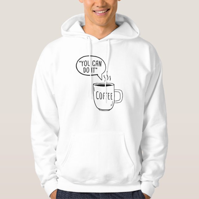 Sudadera Puedes Hacerlo Café (Anverso)