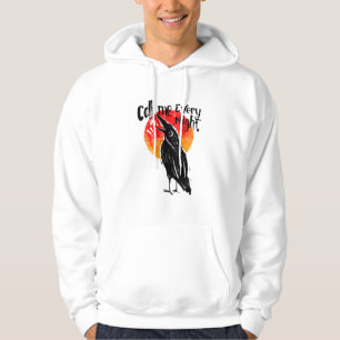 Sudadera ¿Puedes llamarme cada noche Cuervo Oscuro