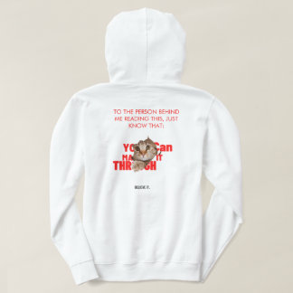 Sudadera Puedes lograrlo. Créelo
