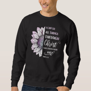 Sudadera Puedo Hacer Todas Las Cosas A Través De La Biblia